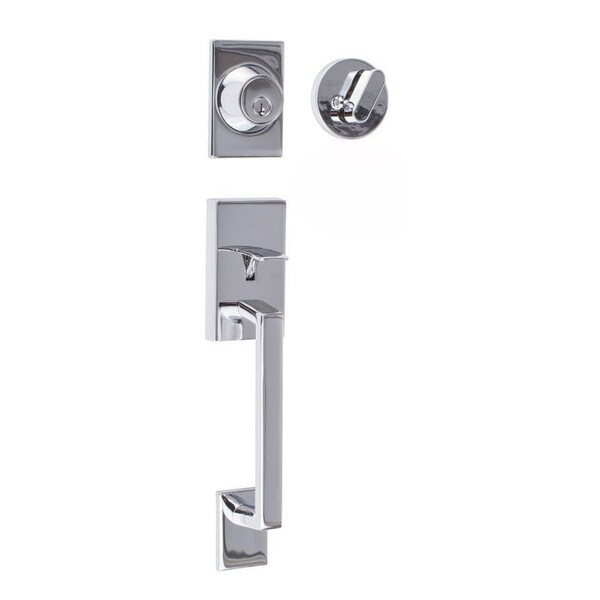 Sure-Loc Hardware Sure-Loc Hardware Koln Handleset with Thumb Turn, Polished Chrome KN507 26 - main